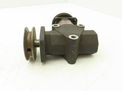 Brown Gear Drives 154806 Zero-Max  Right-Angle Gearbox 2:1 Reduction 1/2" Shaft