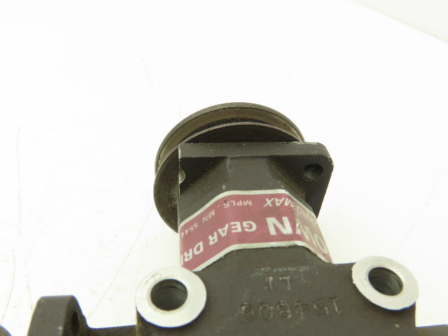 Brown Gear Drives 154806 Zero-Max  Right-Angle Gearbox 2:1 Reduction 1/2" Shaft