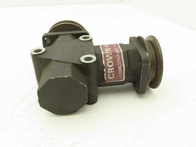 Brown Gear Drives 154806 Zero-Max  Right-Angle Gearbox 2:1 Reduction 1/2" Shaft