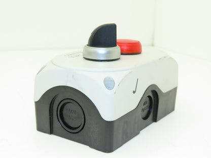 Ovato Conveyor Start/Stop Switch with Stop Light indicator 22mm 2 Hole Lot of 8