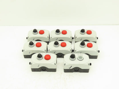 Ovato Conveyor Start/Stop Switch with Stop Light indicator 22mm 2 Hole Lot of 8