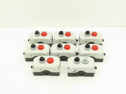 Ovato Conveyor Start/Stop Switch with Stop Light indicator 22mm 2 Hole Lot of 8