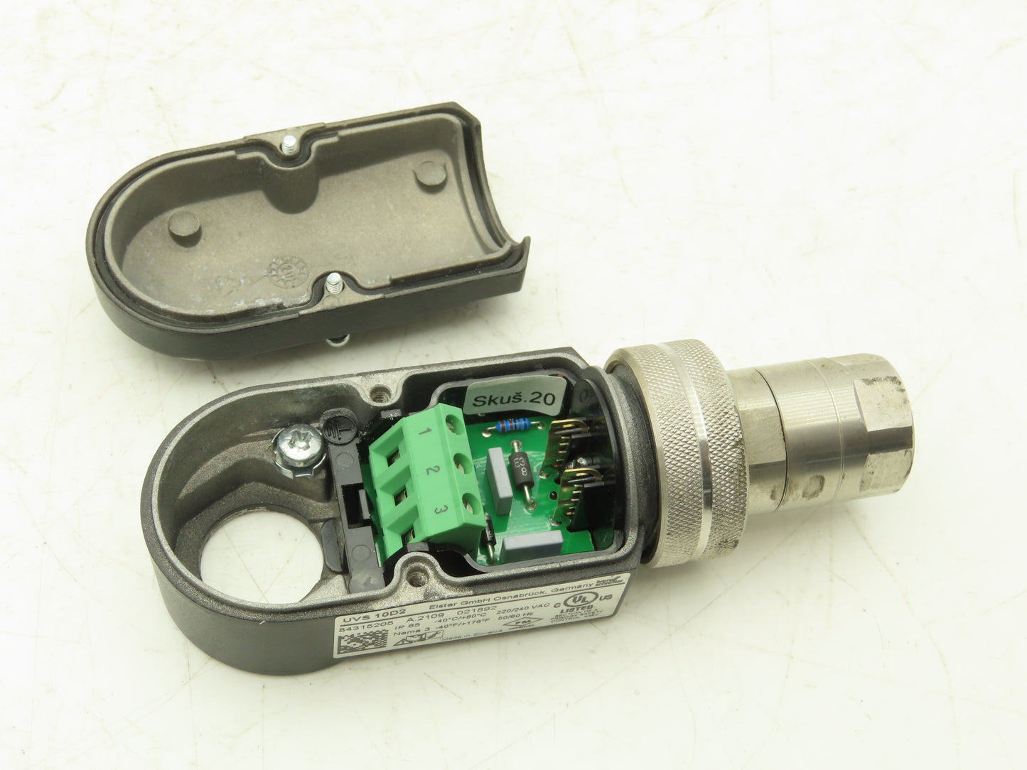 Krom UVS 10D2 Ultraviolet Flame Sensor Detector UV Bulb Gas Burner