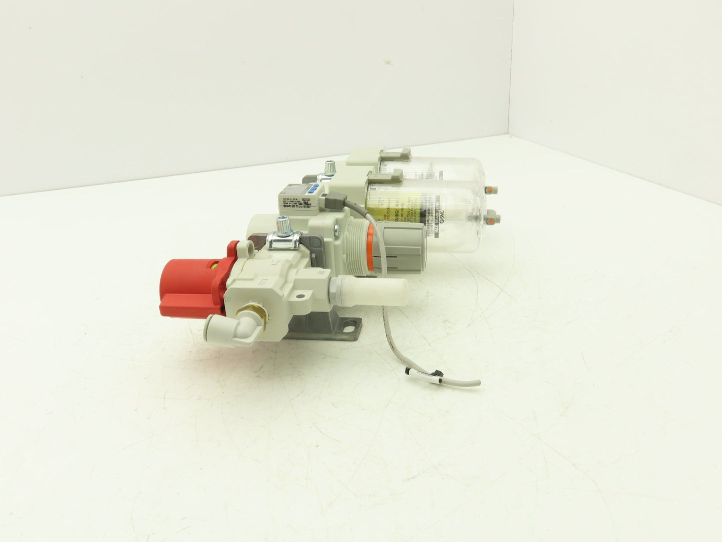 SMC Pneumatic Air Filter Regulator Relief Lubricator Pressure Switch Assembly