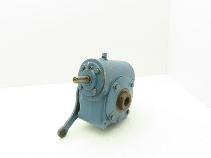 Morse 25SA Shaft Mounted Gearbox 30:1 Reducer 1.17Hp Output 58 RPM 1-1/4" Bore