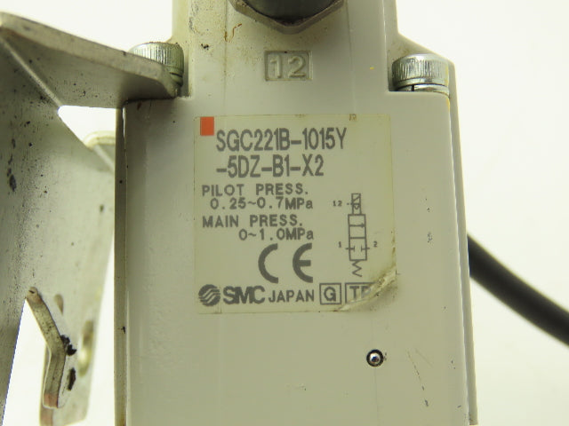 SMC SGC221B-1015Y-5DZ-B1-X2 Coolant Valve 3/8" NPT