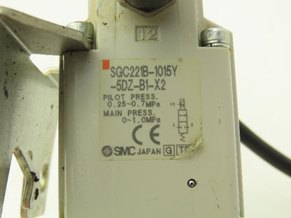 SMC SGC221B-1015Y-5DZ-B1-X2 Coolant Valve 3/8" NPT