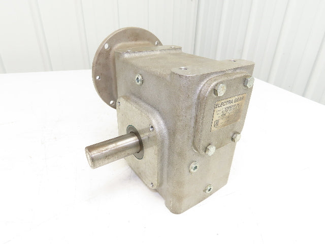 Electra Grove Gear EL-TMQ-826-20-R-56 Worm Gearbox 20:1 Reducer 3Hp 88rpm 56C RH