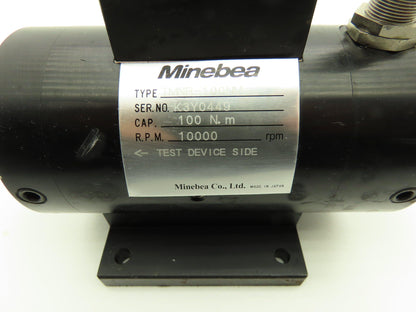Minebea TMNR-100NM Torque Transducer 100 N-m 10000rpm 23mm Dual Shaft W/Damage