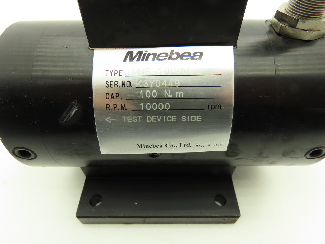 Minebea TMNR-100NM Torque Transducer 100 N-m 10000rpm 23mm Dual Shaft W/Damage
