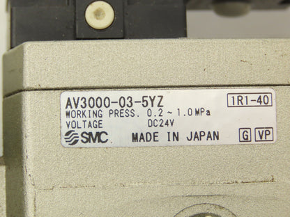 SMC Pneumatic Air Soft Start Valve Relief Filter Regulator Assembly Lot of 2