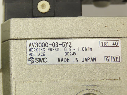 SMC Pneumatic Air Soft Start Valve Relief Filter Regulator Assembly Lot of 2