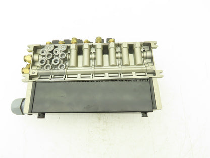 SMC VFS2300-5FZ Pneumatic 8-Station Solenoid Manifold w/6 Valves 24VDC VFS2000