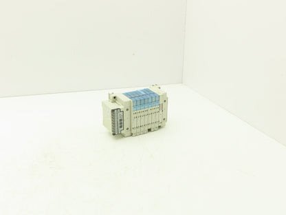 SMC SY3300-5U1 Pneumatic 8-Station Solenoid Valve Manifold Assy w/Serial Unit