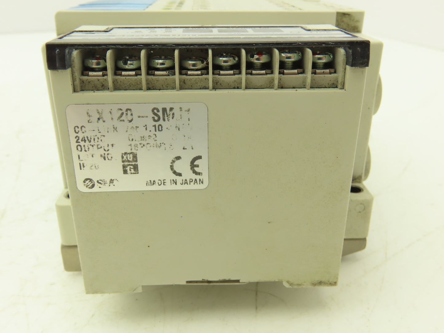 SMC SY3300-5U1 Pneumatic 8-Station Solenoid Valve Manifold Assy w/Serial Unit