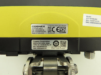 Cognex 3D-A1000-DIM-Q 3D Dimensioning System Smart Camera 24V