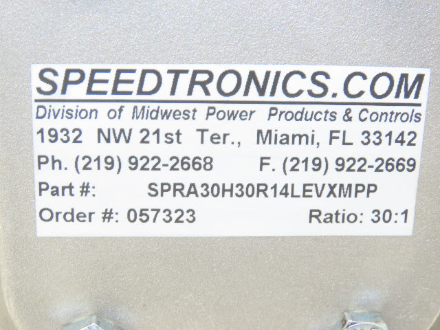 Electra Grove Gear EL-HM-830-30-R Gearbox 30:1 Reducer 58rpm 140TC Hollow Shaft
