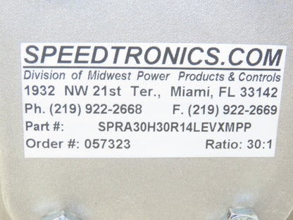 Electra Grove Gear EL-HM-830-30-R Gearbox 30:1 Reducer 58rpm 140TC Hollow Shaft