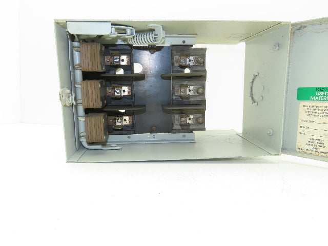 ITE BOS14351-U BD Busway Fusible Disconnect Switch Plug 3-Pole 30A 600V 3Ph