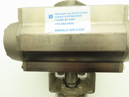 Ferguson Asco 80DA0375 27BC Pneumatic Valve Actuator 3 Way 116psi 120VAC 1" NPT