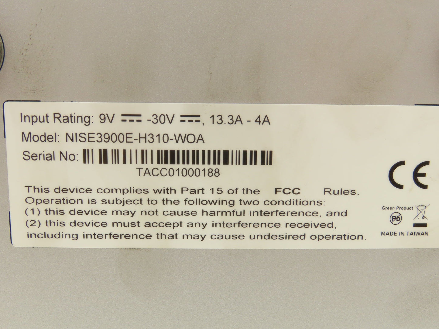 Nexcom NISE3900E-H310 Intel Core i7 Fanless PC 2.4 GHz 16GB Ram 0-30VDC input