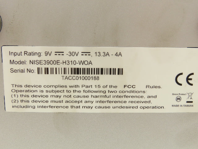 Nexcom NISE3900E-H310 Intel Core i7 Fanless PC 2.4 GHz 16GB Ram 0-30VDC input