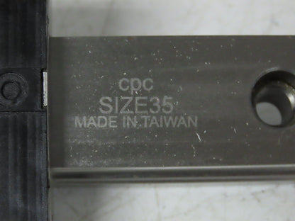 CPC ARC 35 MN SZ V0 Linear Bearing 70mm x 110mm x 48mm Guide Rail 35mm x 14.5"
