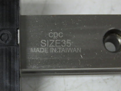 CPC ARC 35 MN SZ V0 Linear Bearing 70mm x 110mm x 48mm Guide Rail 35mm x 14.5"