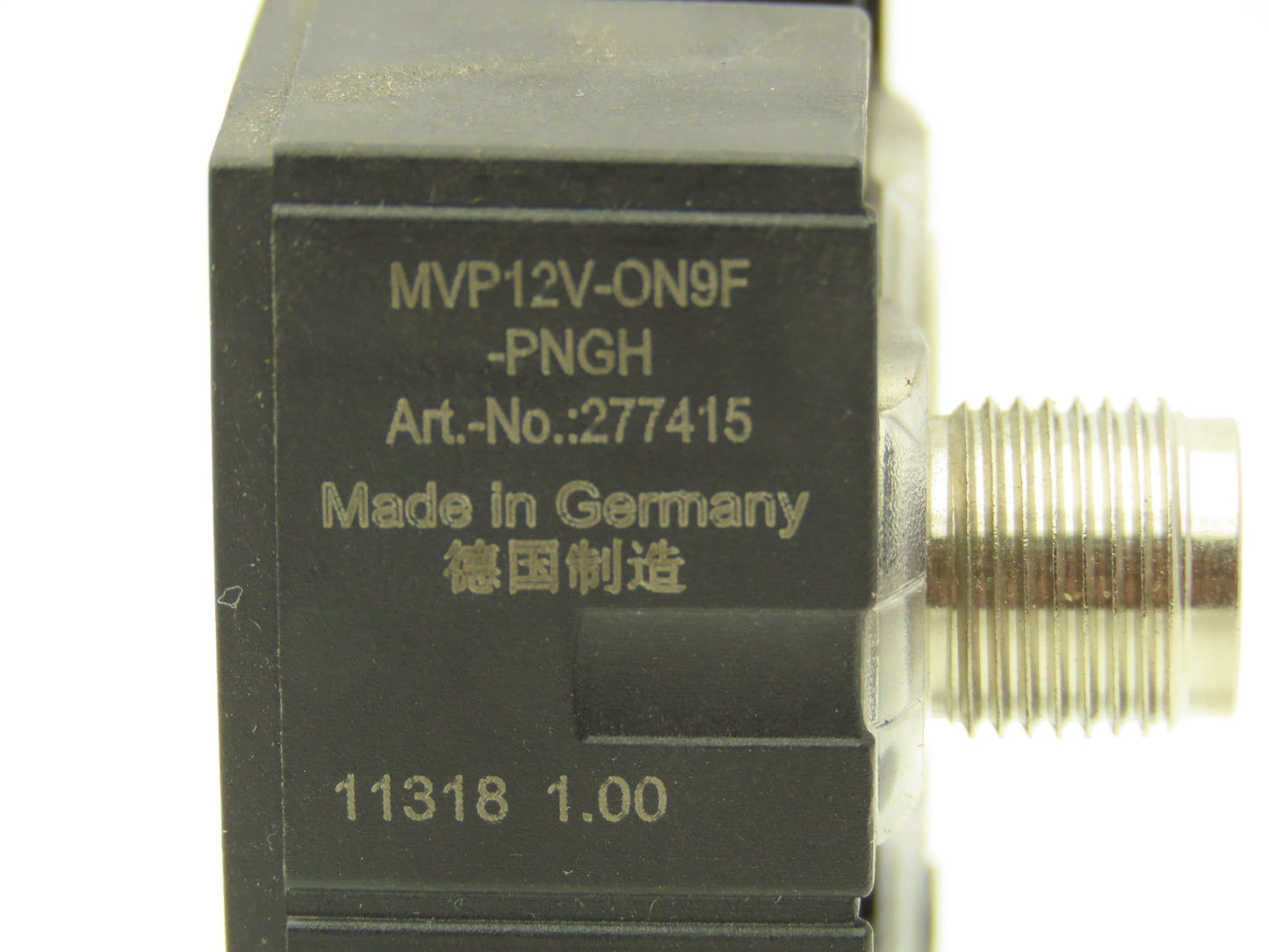 Murr Elektronik MVP12V-ON9F-PNGH Master Breakout Box M12 Plug Connection 24vdc 8 Position