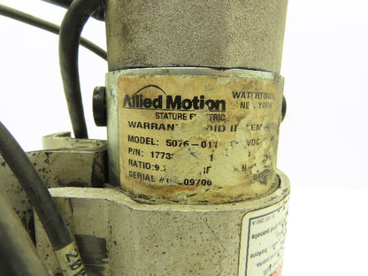 Miller/Stature 5076-011 Welder Wire Motor Feeder 115VDC