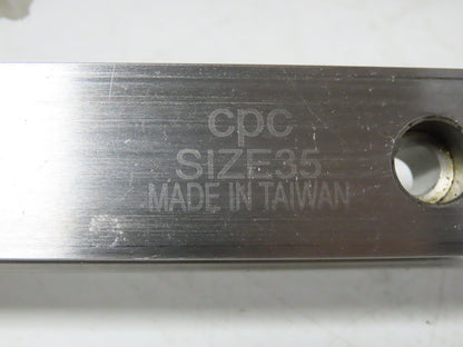 CPC ARC 35 MN SZ V0 Linear Bearing 70mm x 110mm x 48mm Guide Rail 35mm x 26.25"