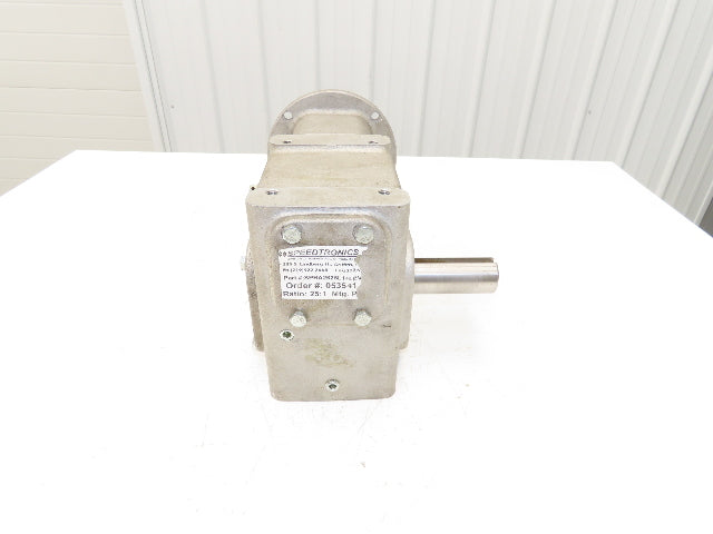 Electra Grove Gear EL-BM-826-25-L-140 Gearbox 25:1 Reducer 2Hp 70rpm 140TC LH
