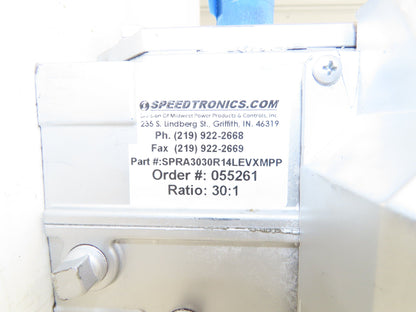 Electra Grove Gear EL-830 Gearbox 30:1 Reducer 58rpm 140TC RH 1.5"x 5" Output