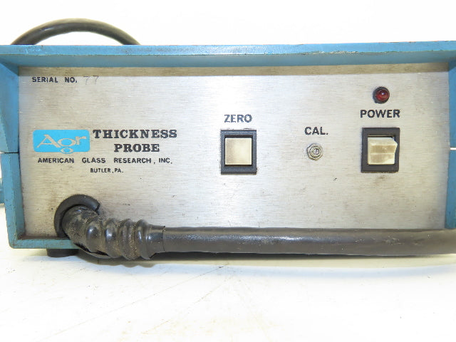 American Glass Research AGR Thickness Gauge Probe Kit No Power Cord Included