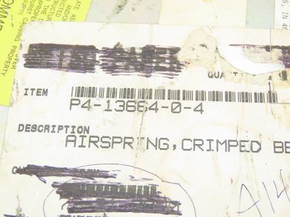 Firestone 22D W01-358-7180 Airide Air Spring Air Bag 12" OD 9" Plate