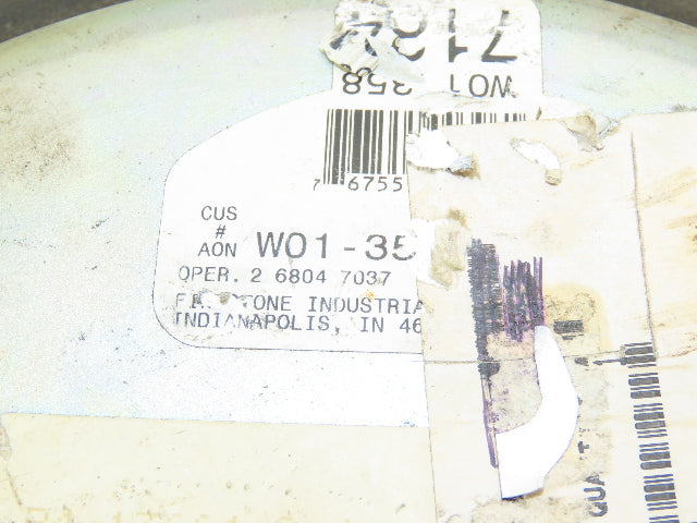 Firestone 22D W01-358-7180 Airide Air Spring Air Bag 12" OD 9" Plate