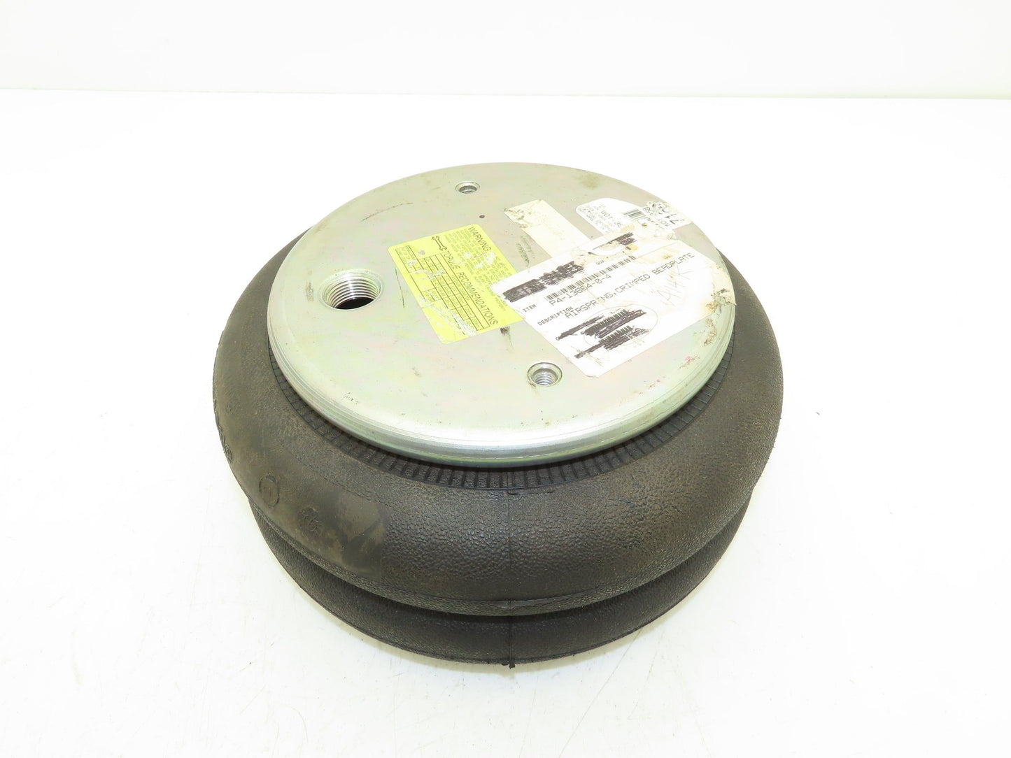 Firestone 22D W01-358-7180 Airide Air Spring Air Bag 12" OD 9" Plate