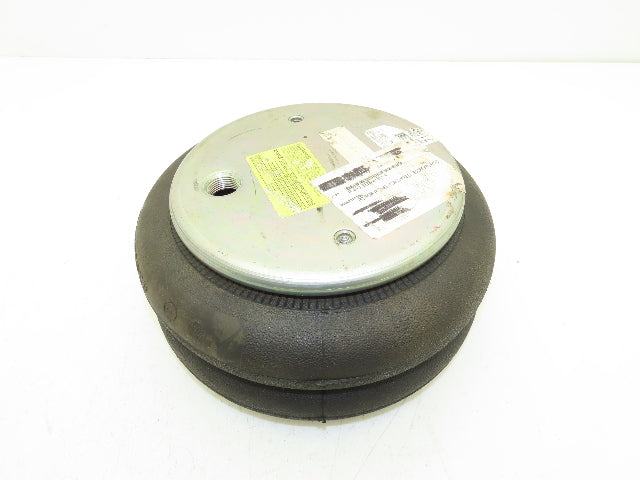 Firestone 22D W01-358-7180 Airide Air Spring Air Bag 12" OD 9" Plate