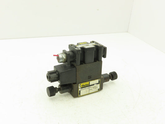Parker D1VW20BNYCH-75 Hydraulic Solenoid Valve 2-Position 120VAC .5A 5000 psi