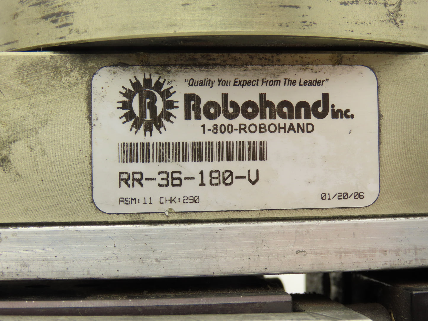 Parker RR-36-180-V Pneumatic Rotary & Linear Actuator 180° 1-3/4" Stroke
