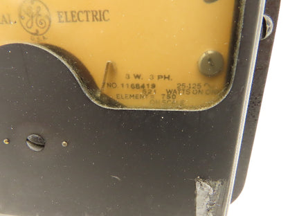 General Electric 8AD7KLA11/AD-7 AC Kilowatts Meter 0-7500 Vintage