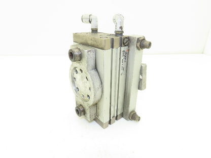 SMC MSQB30L2 Pneumatic Rotary Actuator Table Air Cylinder 180° Rotation