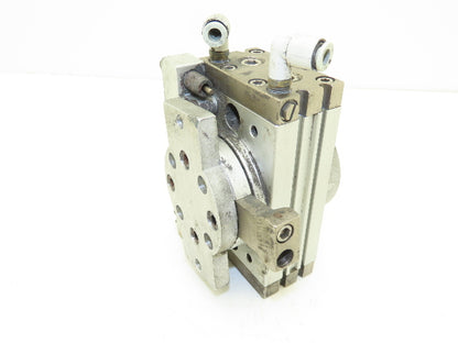 SMC MSQB30L2 Pneumatic Rotary Actuator Table Air Cylinder 180° Rotation