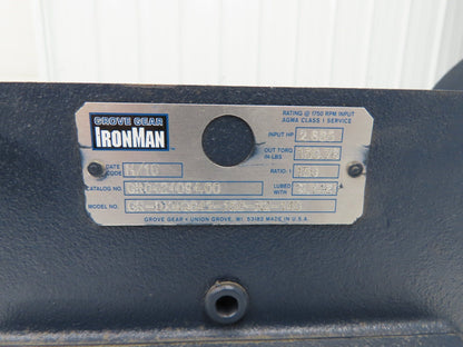 Grove Gear Ironman GR-DXMQ842-150-R2-140 Double Reduction Helical Gearbox 150:1