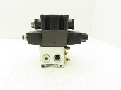 Parker D1VW008CNYCF Hydraulic Double Solenoid Control Valve 5000 psi 120V