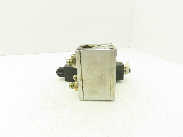 Parker D1VW008CNYCF Hydraulic Double Solenoid Control Valve 5000 psi 120V