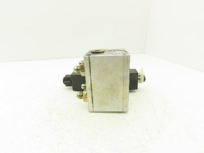 Parker D1VW008CNYCF Hydraulic Double Solenoid Control Valve 5000 psi 120V