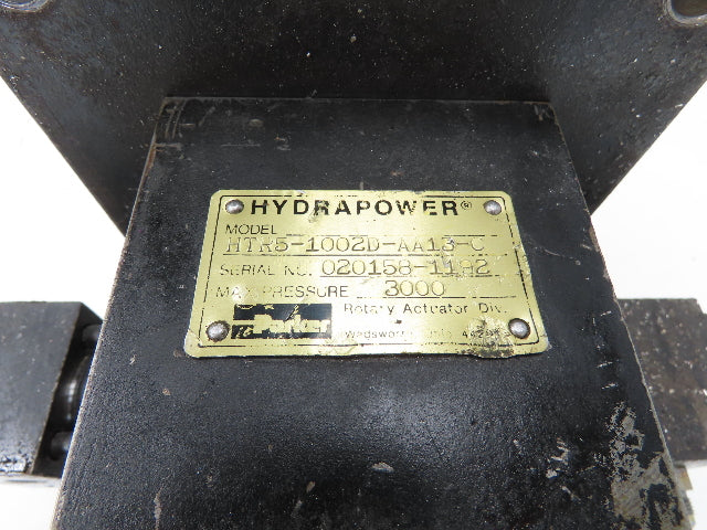 Parker HTR5-1002D-AA13-C Hydraulic Ram Rotary Actuator 100°Turn 3000psi 1"stroke