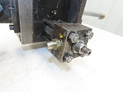 Parker HTR5-1002D-AA13-C Hydraulic Ram Rotary Actuator 100°Turn 3000psi 1"stroke