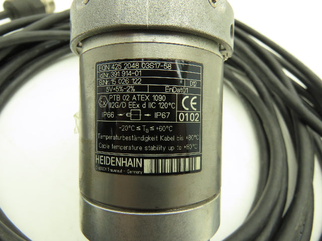 Heidenhain EQN 425 2048 03S17-58 Rotary Encoder with Cable